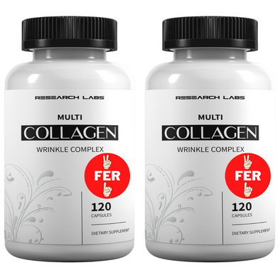 Collagen Peptides by Research Labs | Fat Burning | Combat Aging | 2 for 1 Promo | Buy One Get One Free