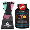 Research Labs Resistance Bands Set w/ 15 Day Cleanse & Detox