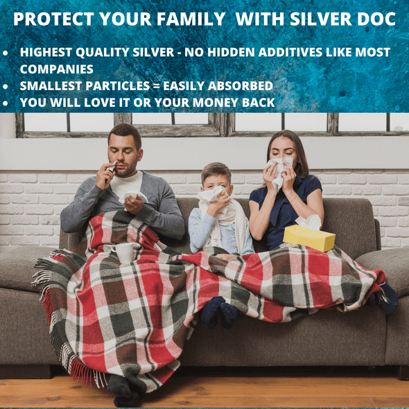 2 for 1 Promo. Silver Doc Bio-Available Silver Hydrosol, Colloidal Silver 32oz.  Destroys Unwanted Organisms - STOP GETTING SICK!!  SPEND $100 ON ANY PRODUCTS, GET 2 FREE 16oz BOTTLES OF SILVER DOC!!